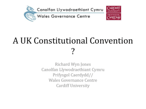 A UK Constitutional Convention?