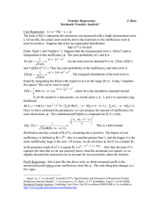 Frontier Regression