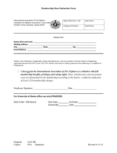 Membership Dues Deduction Form  Please Print Name (First and Last)
