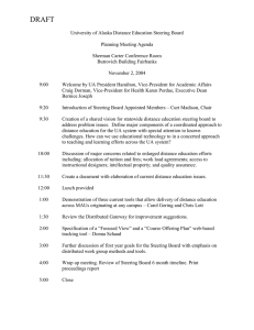 Agenda for the November 2, 2004 Meeting