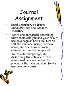 Journal Assignment