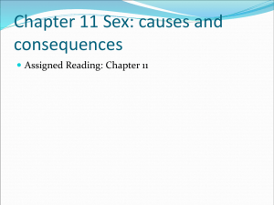 Chapter 11a Evolution of sexual reproduction (study version)