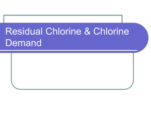 15 - Chlorine and Chlorine Demand