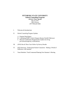 Advisory Council 4 - Advisory Agenda 2011