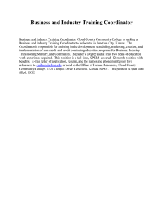 Business and Industry Training Coordinator