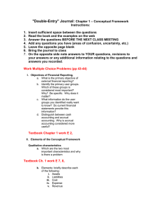 &#34;Double-Entry&#34; Journal: