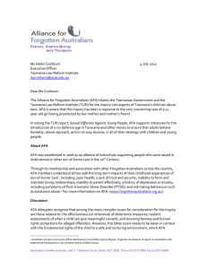 Alliance for Forgotten Australians.doc (MS Word Document 168.0 KB)