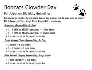 Clowder Day Participation Guidelines