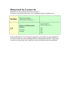 Homework - Section 2.5