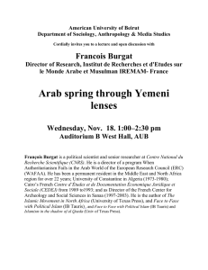 Arab spring through Yemeni lenses