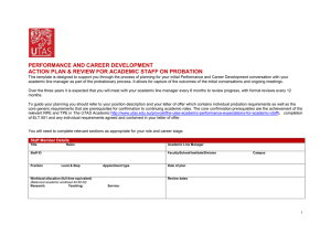 Probation Form for Academic Staff (word)
