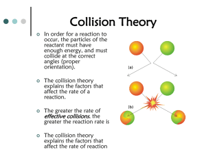 11. kinetics and equilibrium