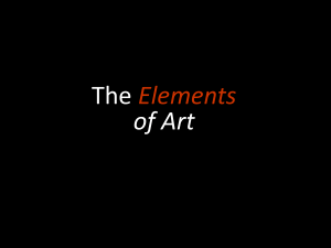 Elements of Art Powerpoint