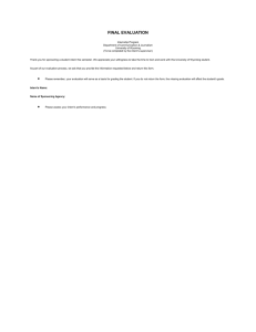 FINAL EVALUATION