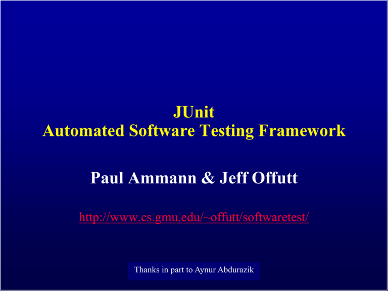 JUnit