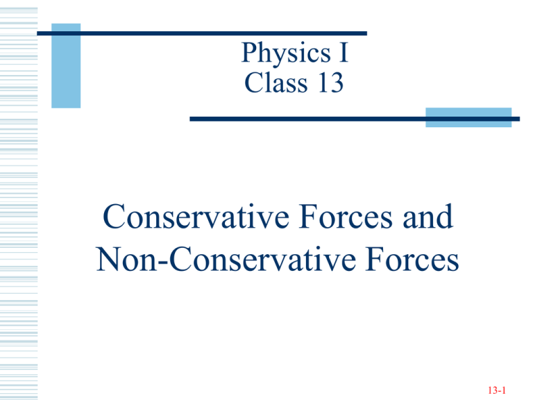 Non Conservative Definition In Physics