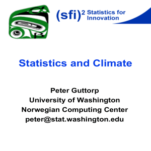 Introductory Overview Lecture on Statistics and Climate