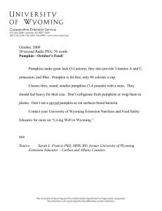 October, 2009 30-second Radio PSA: 76 words