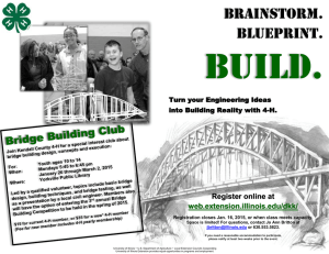 Build. Brainstorm. Blueprint. Register online at