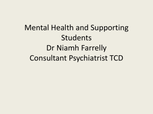 Mental Health and Supporting Students