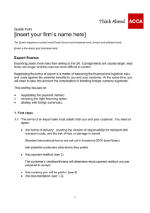 ACCA guide to... export finance