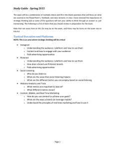 Study Guide - Spring 2015