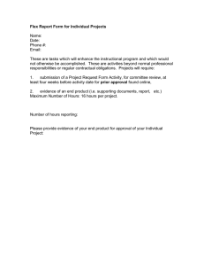Individual Projects