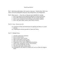Final Exam Review