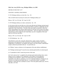 Mich. Stat. Ann. §32.501 et seq.doc