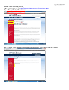 Information on how to complete the Student Application form can be viewed here