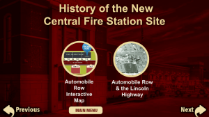 History of the New Central Fire Station Site