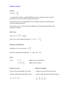 Electric Circuits