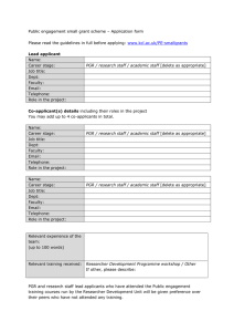 Public engagement grant scheme - application form