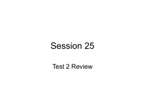Test 2 Review