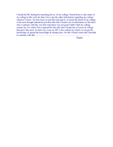 I found the ISC during the searching the no. of... my college in this web site then I try to...
