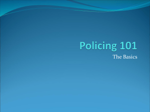 Police 101 Powerpoint