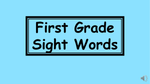 first grade hear it