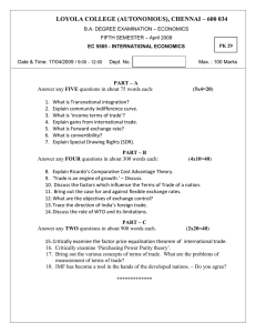 LOYOLA COLLEGE (AUTONOMOUS), CHENNAI – 600 034