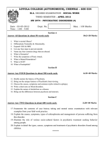 LOYOLA COLLEGE (AUTONOMOUS), CHENNAI – 600 034