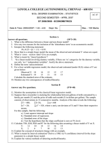 LOYOLA COLLEGE (AUTONOMOUS), CHENNAI – 600 034
