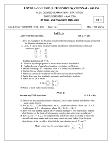 LOYOLA COLLEGE (AUTONOMOUS), CHENNAI – 600 034