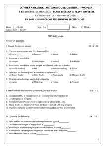 LOYOLA COLLEGE (AUTONOMOUS), CHENNAI – 600 034