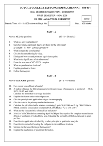 LOYOLA COLLEGE (AUTONOMOUS), CHENNAI – 600 034