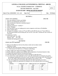 LOYOLA COLLEGE (AUTONOMOUS), CHENNAI – 600 034