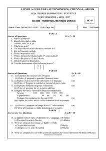 LOYOLA COLLEGE (AUTONOMOUS), CHENNAI – 600 034