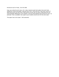 Homework due for Friday , Dec 5th 2008