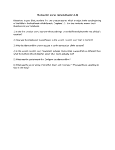 Genesis Creation Stories Worksheet: Analysis & Questions