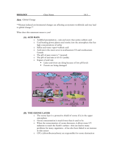 BIOLOGY Aim:  Class Notes