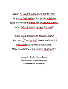 Charles Hanson Towne Poem: Life's Unfinished Work