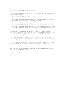 Hi,  Here are a couple of tips for Chapter 9.